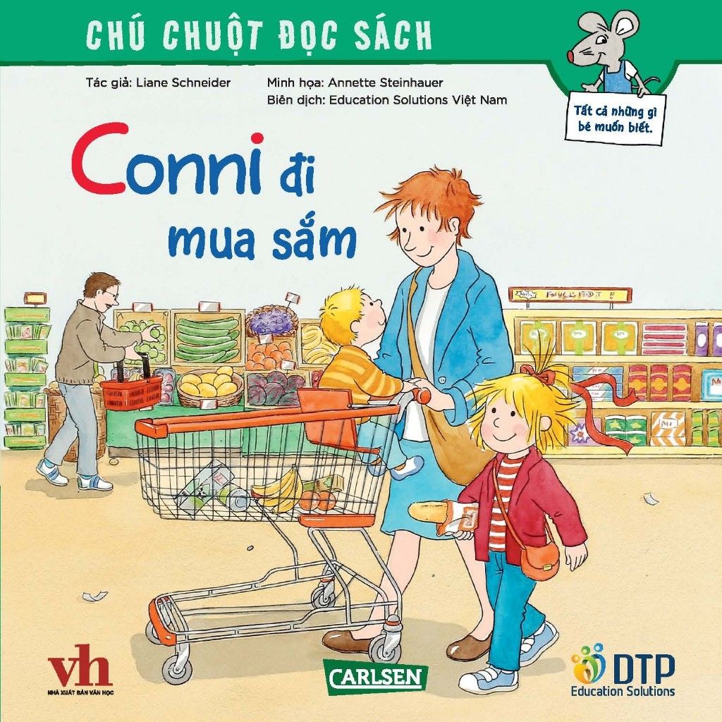 Combo truyện Conni và thế giới xung quanh - Chú chuột đọc sách