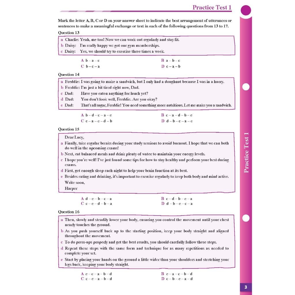 Practice Tests Grade 11