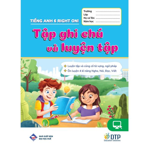 Tiếng Anh 6 Right On! - Trọn bộ (Sách học sinh, Sách bài tập, Notebook)