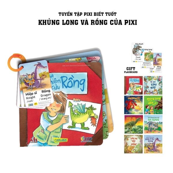 Sách - Dtpbooks - Khủng long và Rồng của Pixi - Tuyển tập PIXI Biết Tuốt