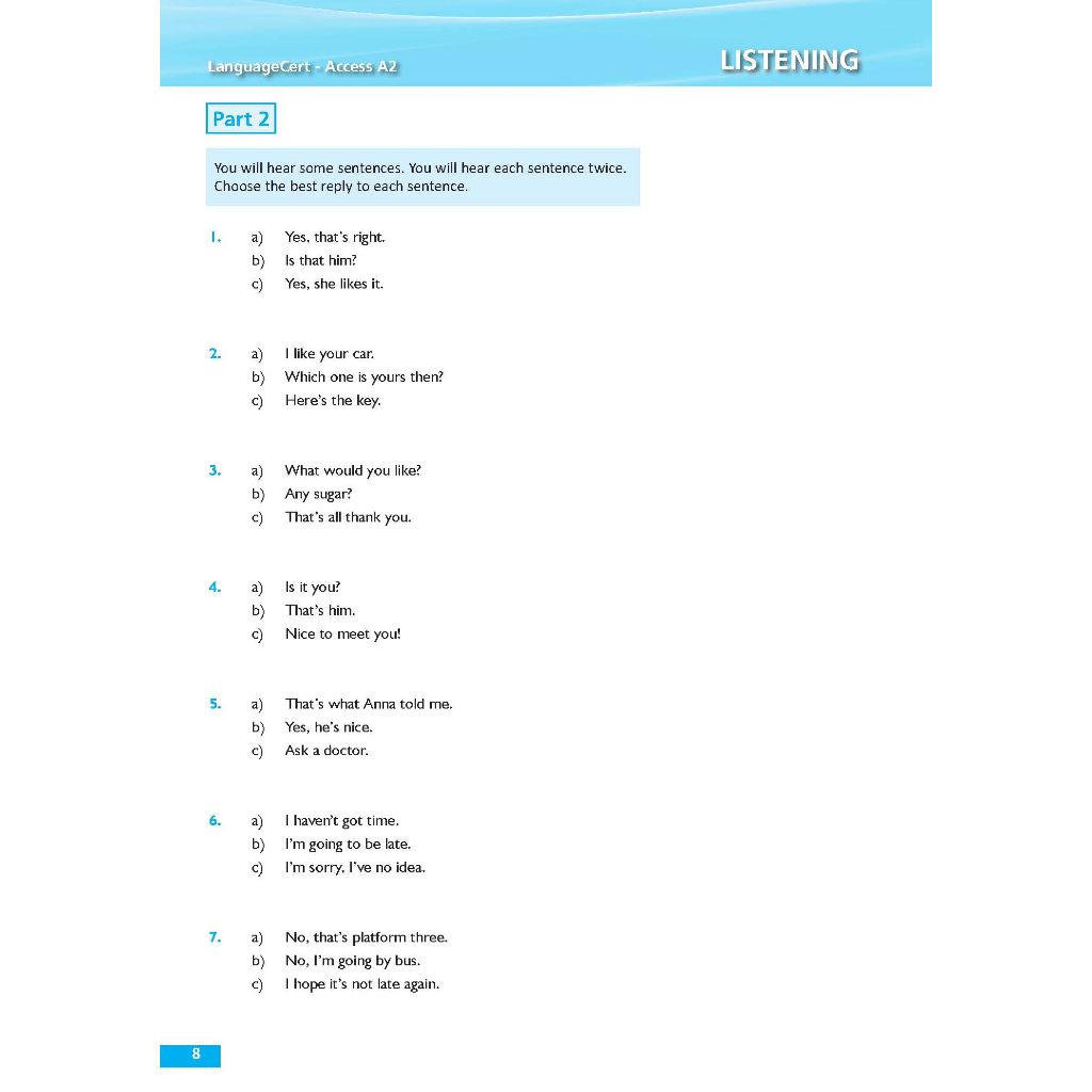 Succeed in LanguageCert A2 Access - 6 Pratice Tests
