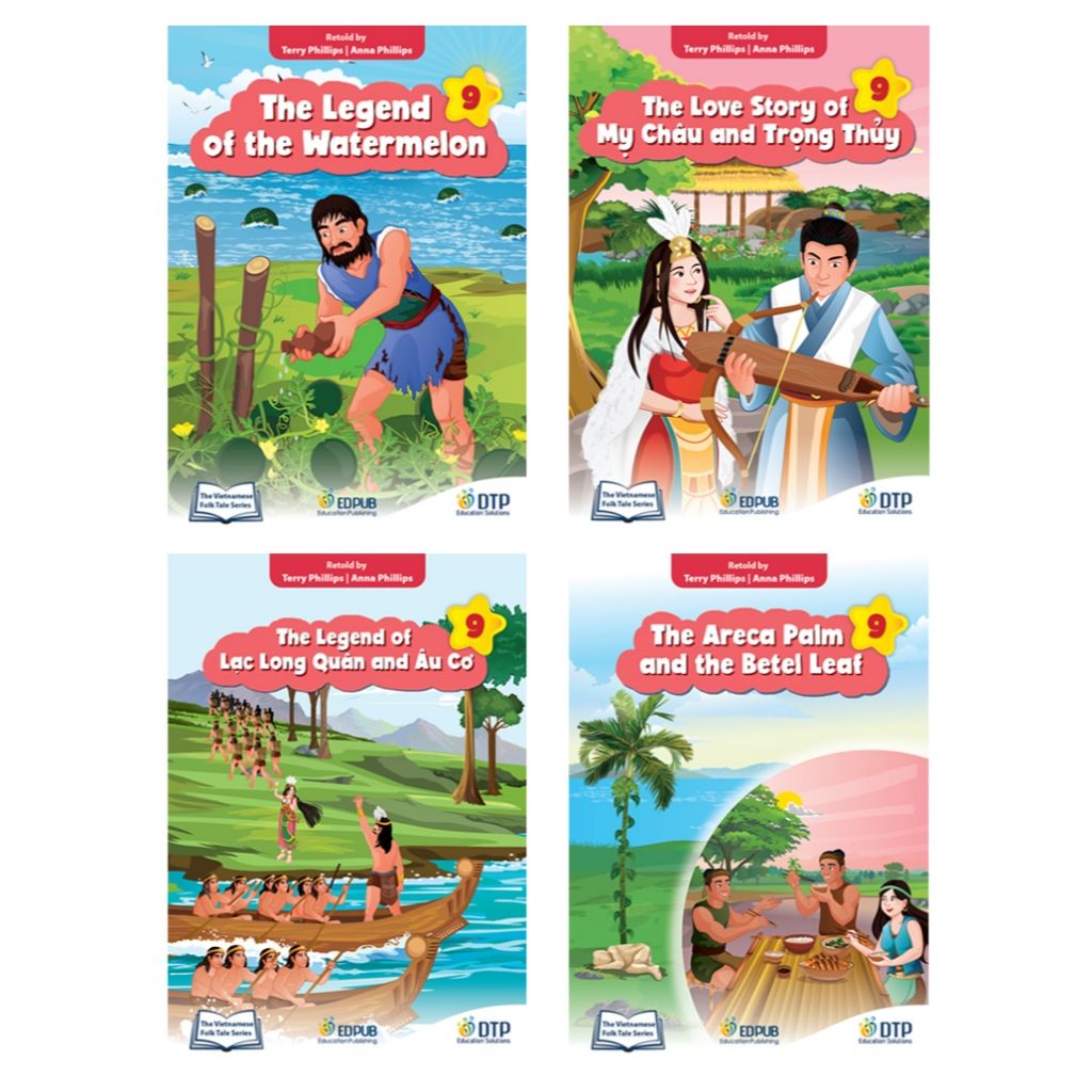 Combo Truyện Đọc Story Vietnamese Folk Tale Pack Full level