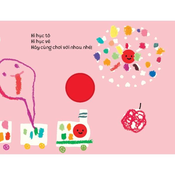 Hình Vẽ Tròn Xoe - Tủ sách vui để học - Sách tô màu - Dòng sách cầm tay - Tủ sách Ehon cho bé