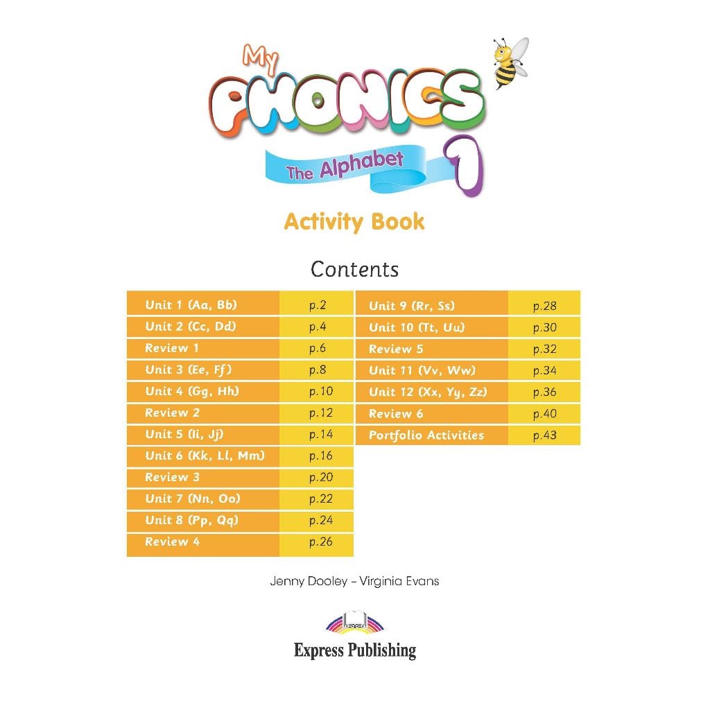 My Phonics 1 The Alphabet Activity Book (Int) With Crossplatform Application