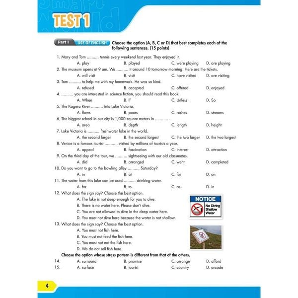 Practice Test Grade 9
