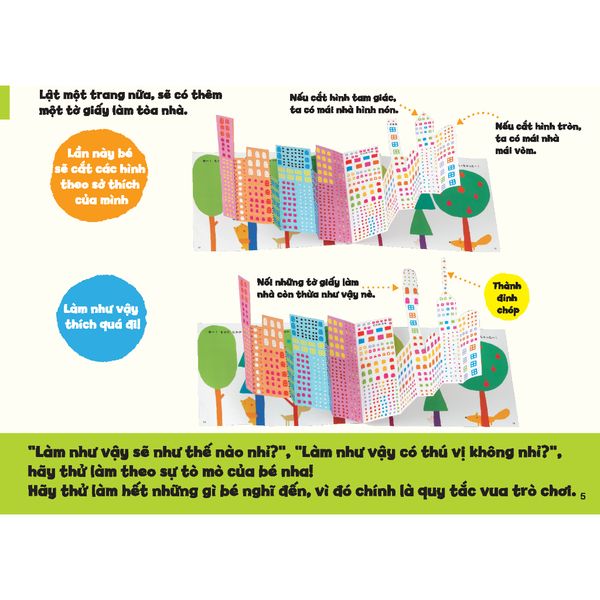 Cắt Dán Thật Vui! - Tủ sách vui để học - Tủ sách Ehon cho bé