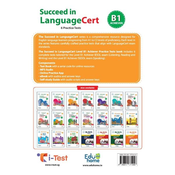 Succeed in LanguageCert B1 Achiever - 6 Pratice Tests