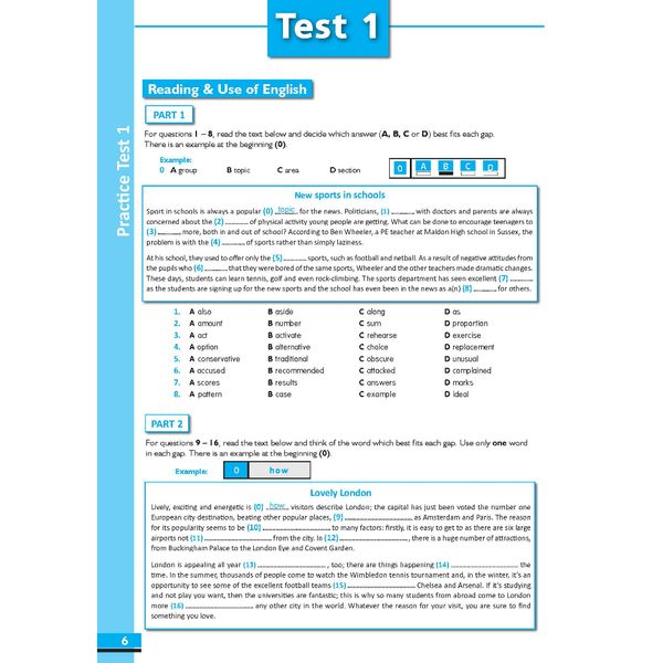 B2 First for Schools Preliminary 1 with 4 Practice Tests - Latest Format
