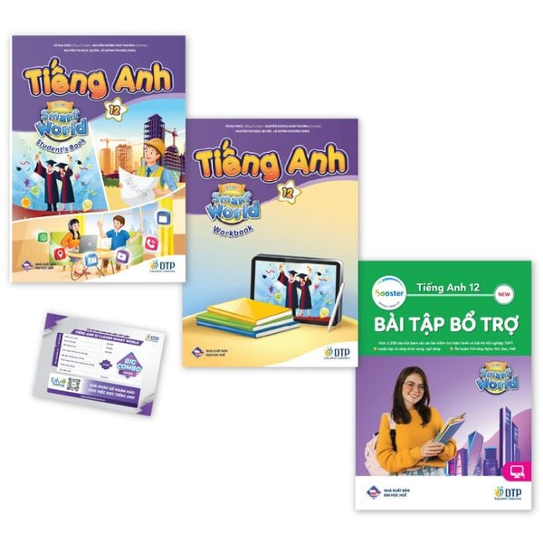 Tiếng Anh 12 i-Learn Smart World - Gói số hóa giáo dục siêu tiết kiệm (SB, WB, BTBT, Digital Pack)