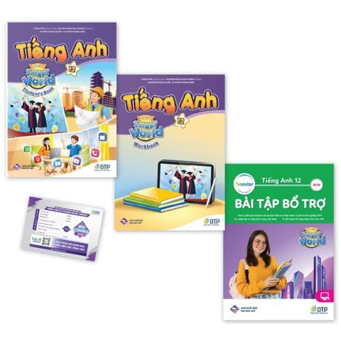 Tiếng Anh 12 i-Learn Smart World - Gói số hóa giáo dục siêu tiết kiệm (SB, WB, BTBT, Digital Pack)