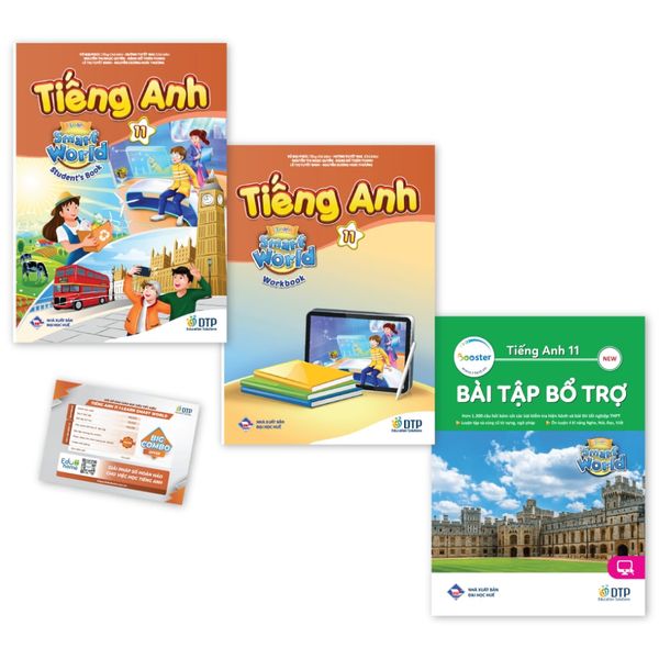 Tiếng Anh 11 i-Learn Smart World - Gói số hóa giáo dục siêu tiết kiệm (SB, WB, BTBT, Digital Pack)