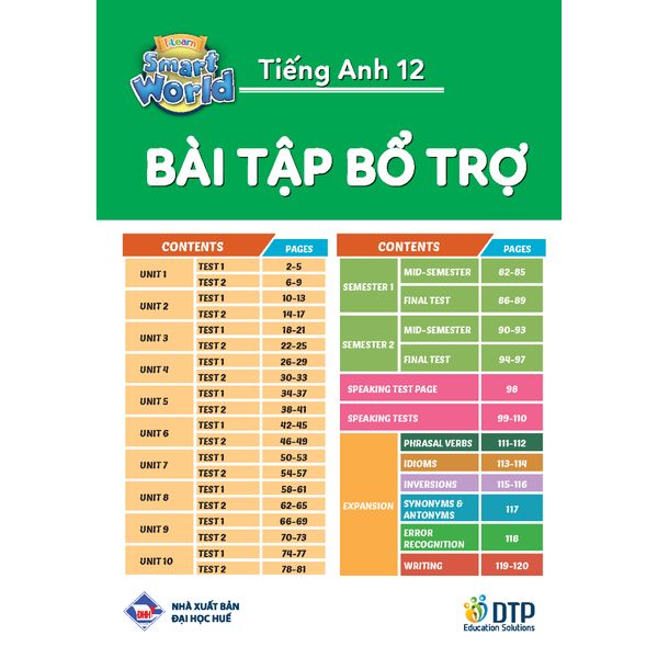 Bài tập Bổ trợ Tiếng Anh 12 i-Learn Smart World