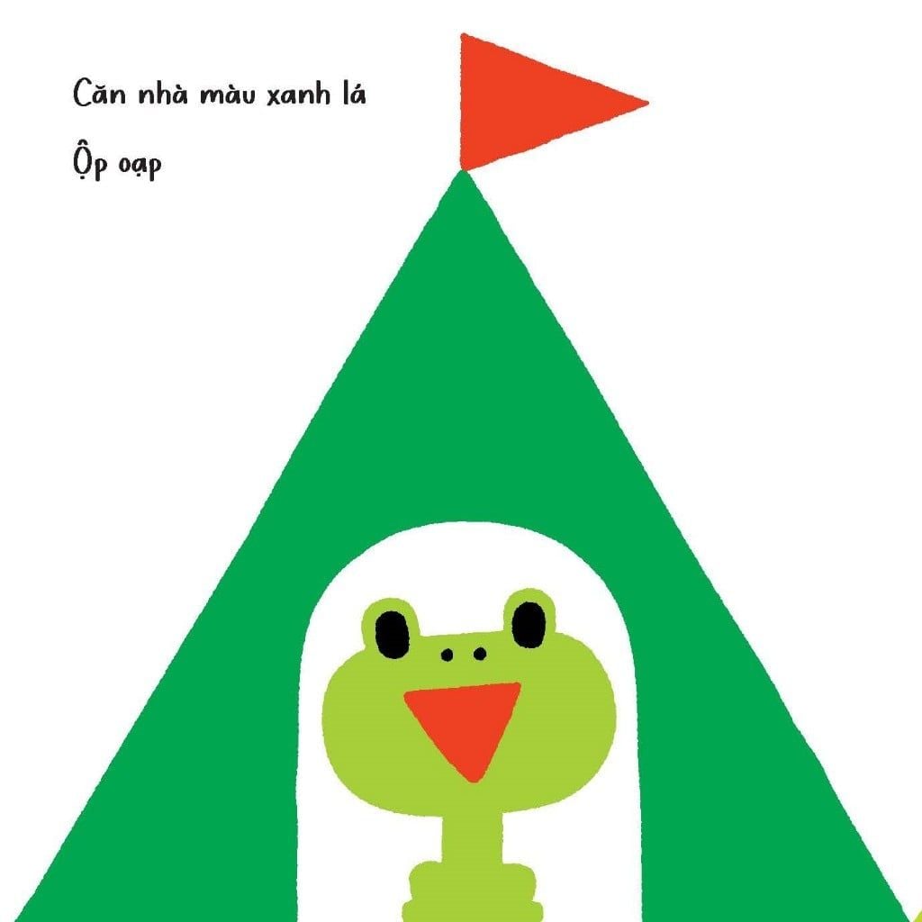 Ộp oạp, ộp oạp! Màu xanh - Mình cùng vui chơi nhé! - Tủ sách Ehon cho bé