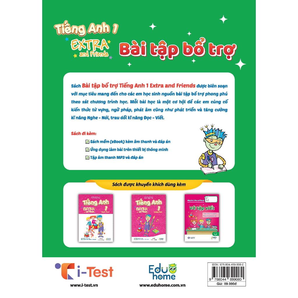 Bài tập Bổ trợ Tiếng Anh 1 Extra & Friends