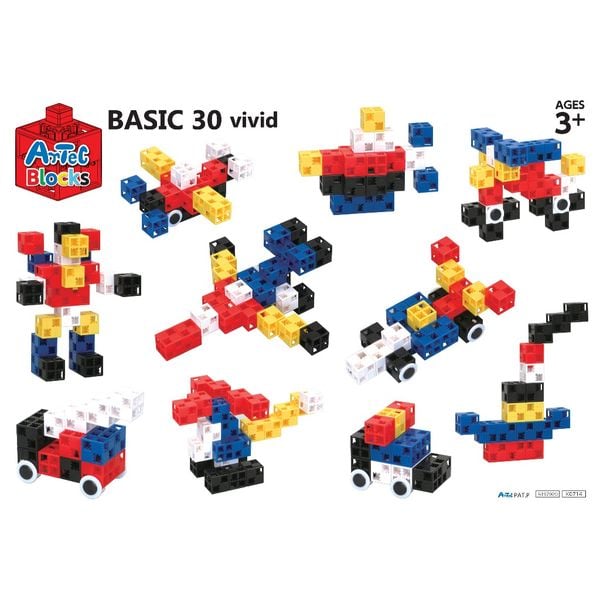 Bộ đồ chơi lắp ghép Artec cơ bản 30 chi tiết