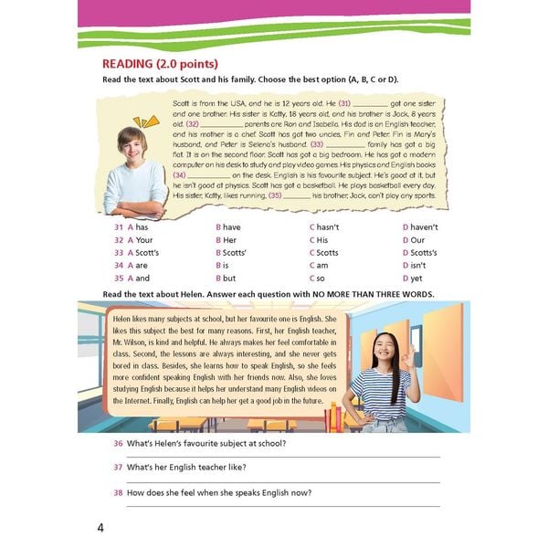 Bài tập bổ trợ Tiếng Anh 7 Right On!