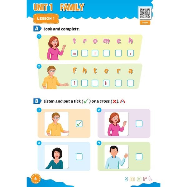 Bài tập Bổ trợ Tiếng Anh 1 i-Learn Smart Start