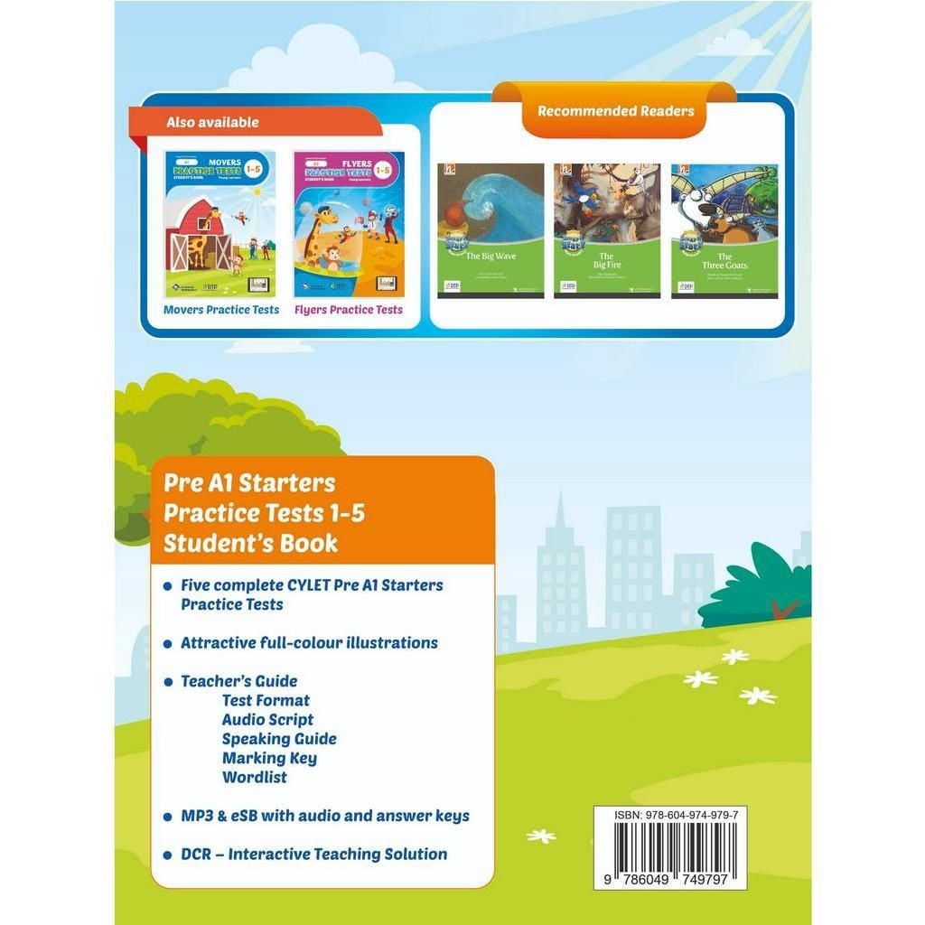 CYLET Pre A1 Starters - Practice Tests 1-5