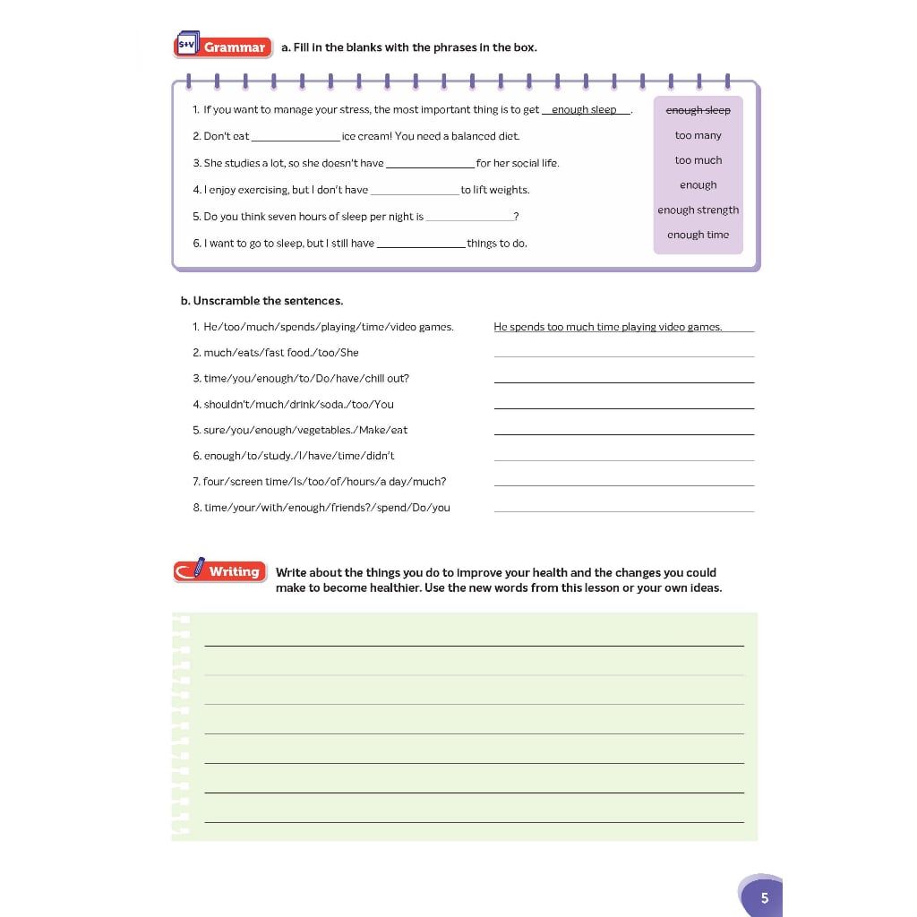 Bright Horizons 5 Workbook (VN)