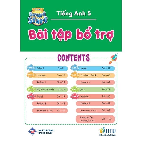 Bài tập Bổ trợ Tiếng Anh 5 i-Learn Smart Start