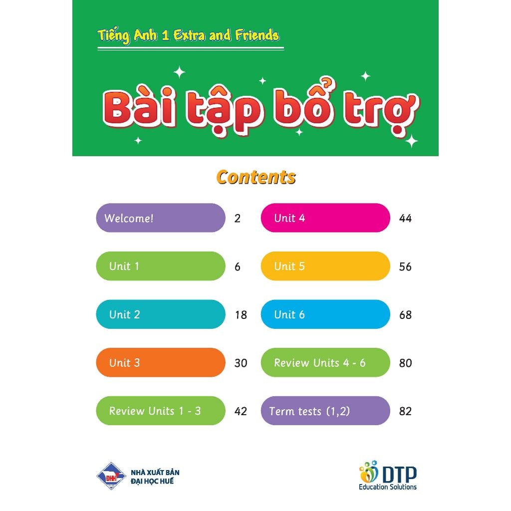 Bài tập Bổ trợ Tiếng Anh 1 Extra & Friends