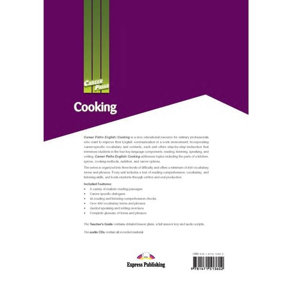 Career Paths Cooking (Esp) Students