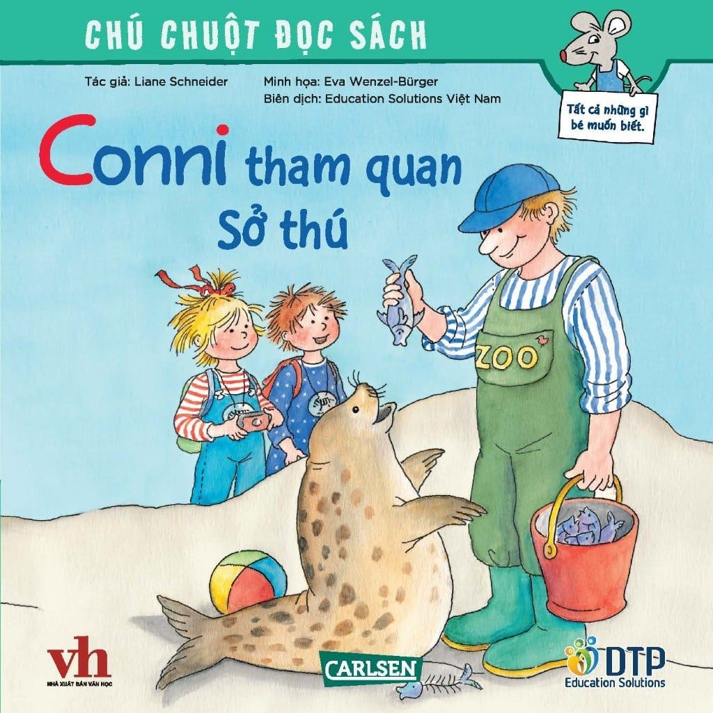 Combo truyện Conni và thế giới xung quanh - Chú chuột đọc sách