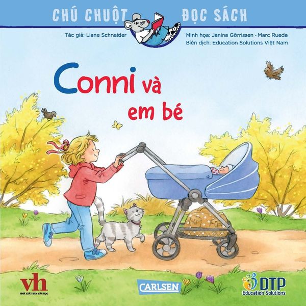 Combo truyện Conni và những câu chuyện hàng ngày combo 1 - chú chuột đọc sách