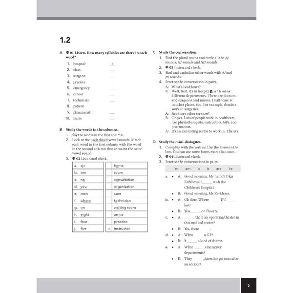 Moving into Healthcare & Nursing - Workbook