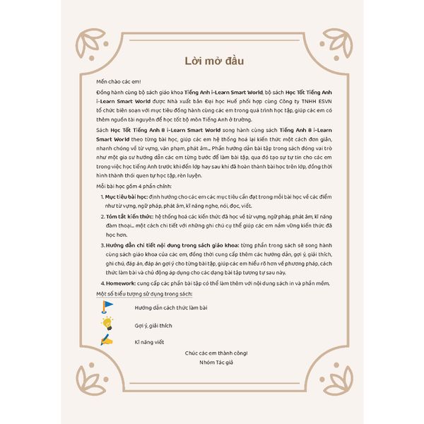 Học tốt Tiếng Anh 8 i-Learn Smart World
