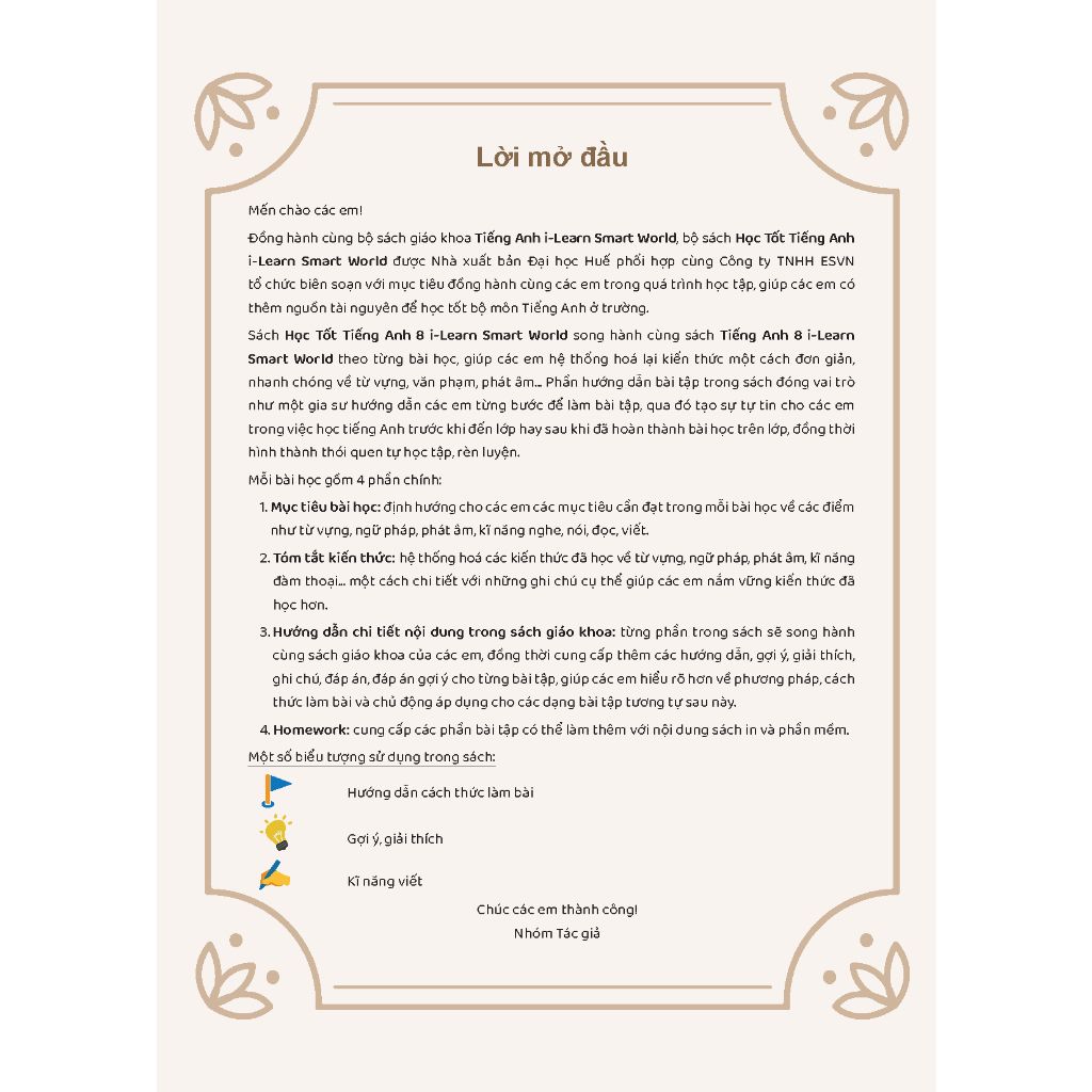 Học tốt Tiếng Anh 8 i-Learn Smart World