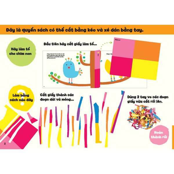 Cắt Dán Thật Vui! - Tủ sách vui để học - Tủ sách Ehon cho bé