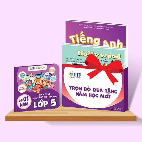 E-voucher - Gói Edufun Premium lớp 5 + [Bộ quà tặng SGK i-Learn smart start + 2 truyện đọc]