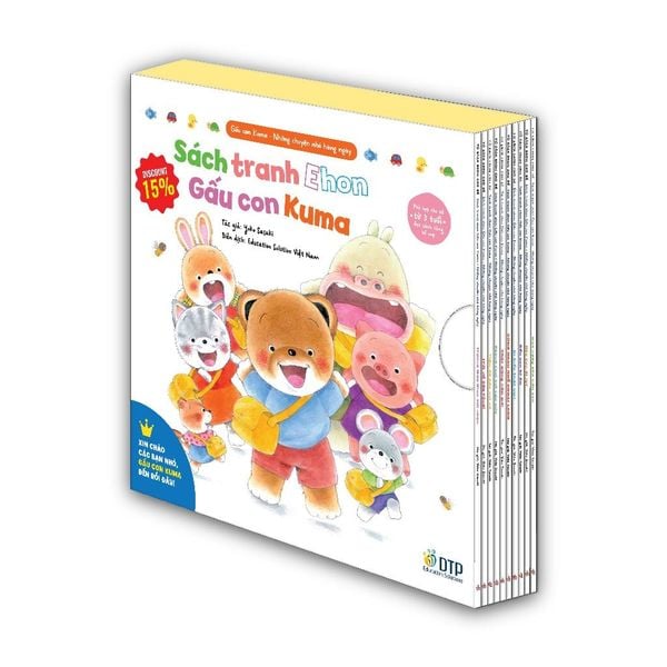 Trọn bộ sách tranh ehon Gấu con Kuma - Những chuyện nhỏ hàng ngày