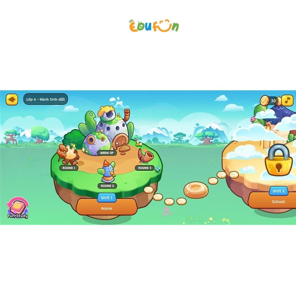 E-voucher - Gói Edufun Premium lớp 6 + [Bộ quà tặng SGK i-Learn smart World + 2 truyện đọc]