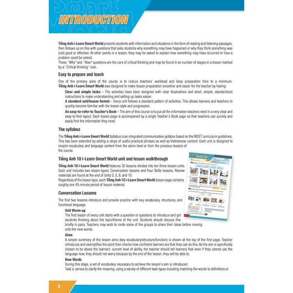 Tiếng Anh 10 i-Learn Smart World Teacher