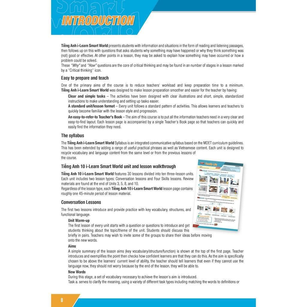 Tiếng Anh 10 i-Learn Smart World Teacher