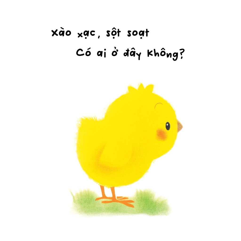 Mở ra xem có gì nào! - Chơi cùng gà con (Mới) - Sách Pop-Up có kèm vải nỉ