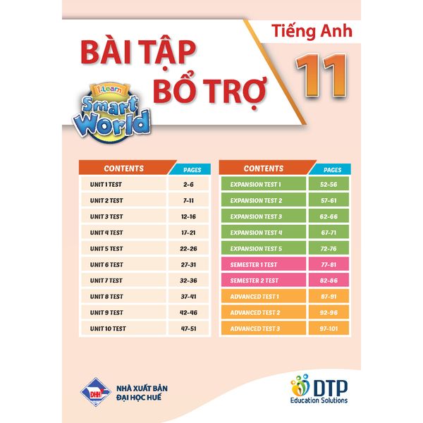 Bài tập Bổ trợ Tiếng Anh 11 i-Learn Smart World