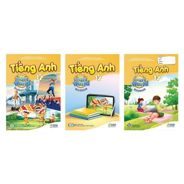 Tiếng Anh 7 i-Learn Smart World trọn bộ (Sách học sinh, Sách bài tập, Vở ghi chép)