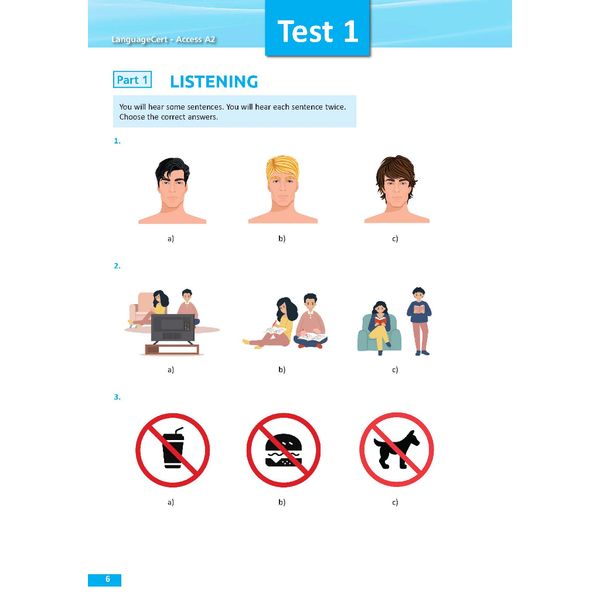 Succeed in LanguageCert A2 Access - 6 Pratice Tests