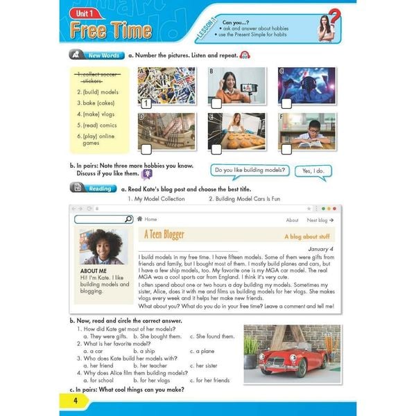 Tiếng Anh 7 i-Learn Smart World Student