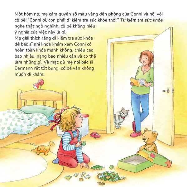 Combo truyện Conni và câu chuyện sức khỏe - Chú chuột đọc sách