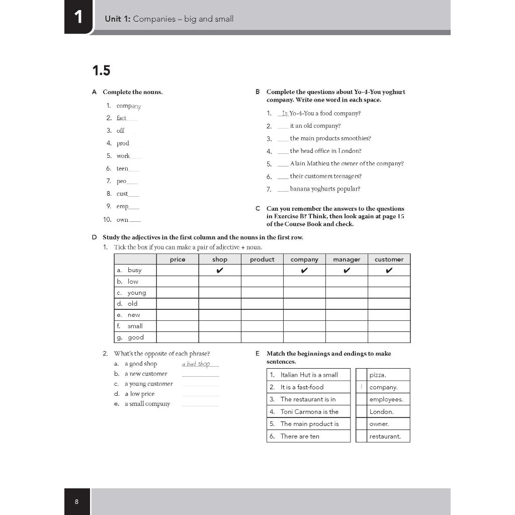 Moving into Business Studies - Workbook