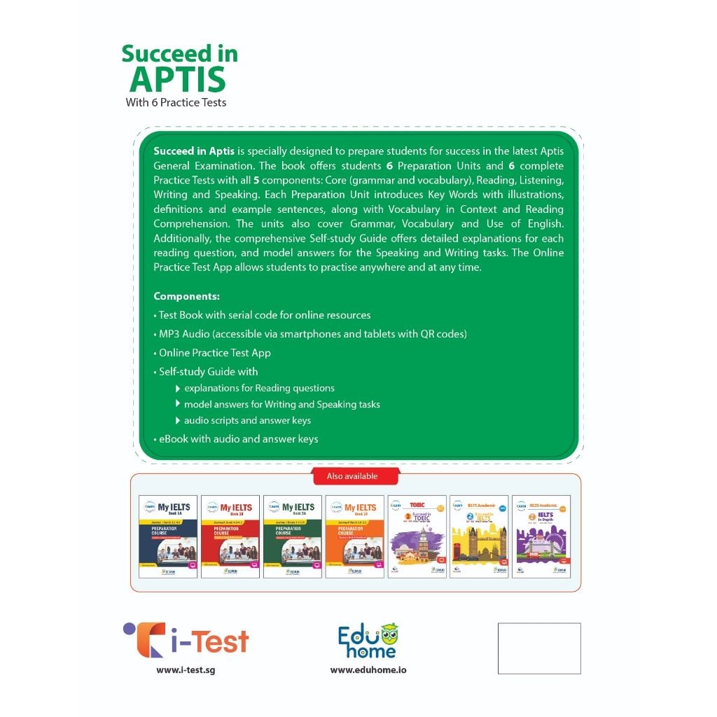 Succeed in APTIS with 6 Practice Tests - New format 2020