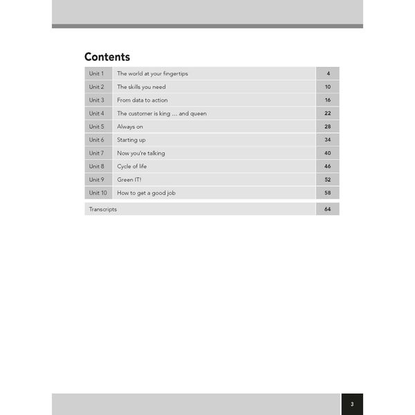 Moving into Information Technology - Workbook