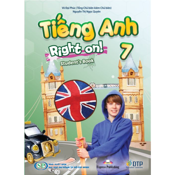 Tiếng Anh 7 Right On! - Trọn bộ (Sách học sinh, Sách bài tập, Notebook)