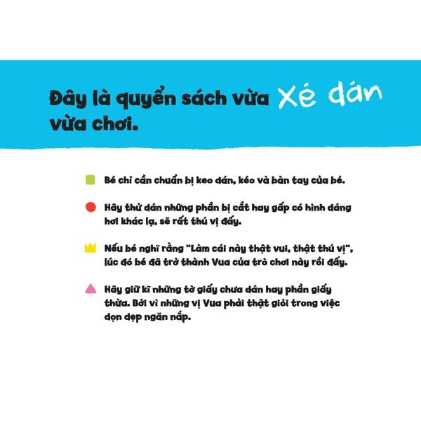 Xé Dán Thật Vui - Tủ sách vui để học - Tủ sách Ehon cho bé