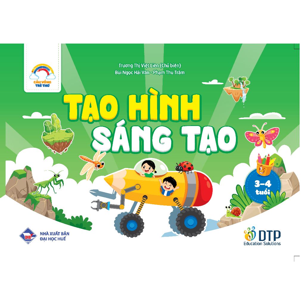 Cầu vồng trẻ thơ - bộ sách dành cho 3 - 4 tuổi (3 quyển)