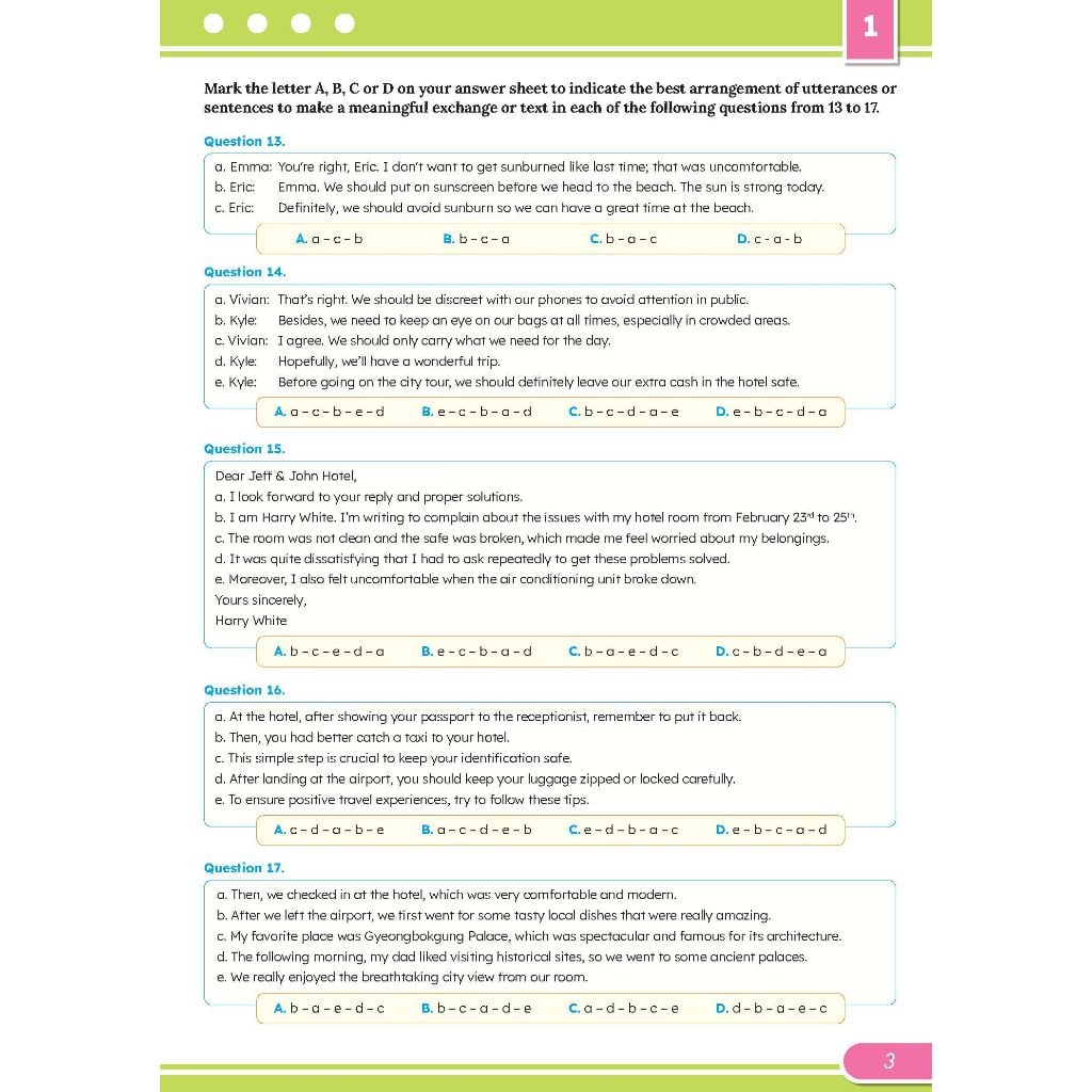 Bộ đề thi thử Tốt nghiệp THPT môn tiếng Anh